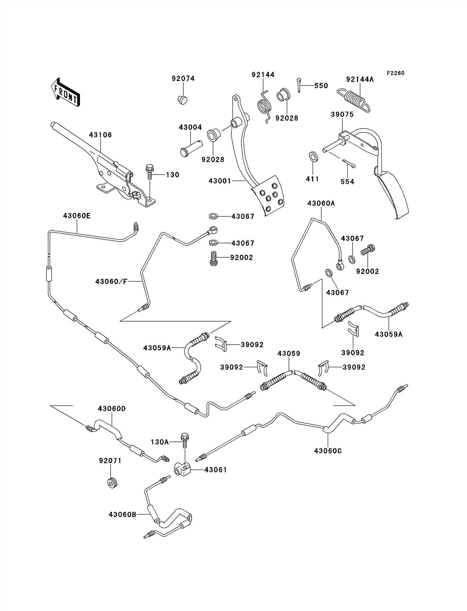 kawasaki mule 550 parts diagram