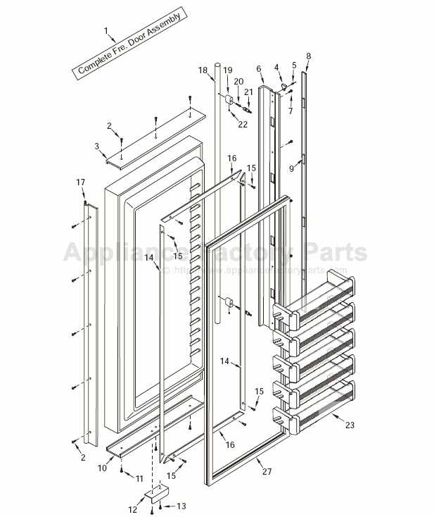 sub zero refrigerator parts diagram