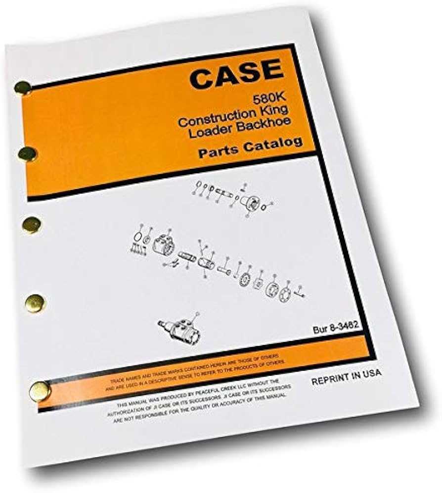 case 580k backhoe parts diagram