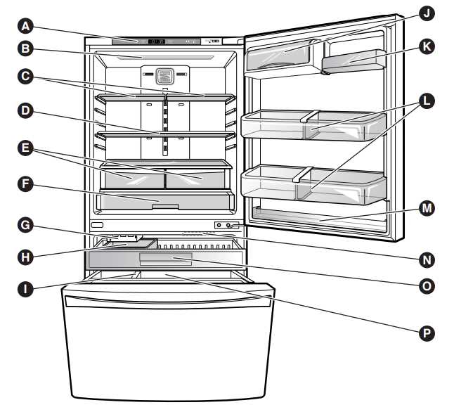 kenmore freezer parts diagram