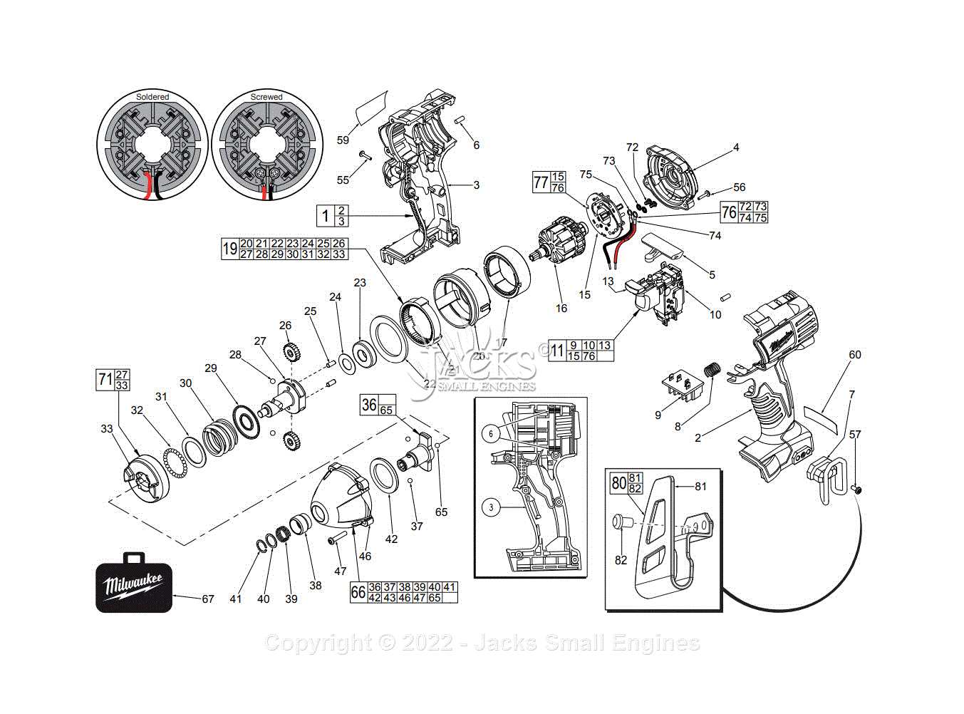 dewalt impact driver parts diagram