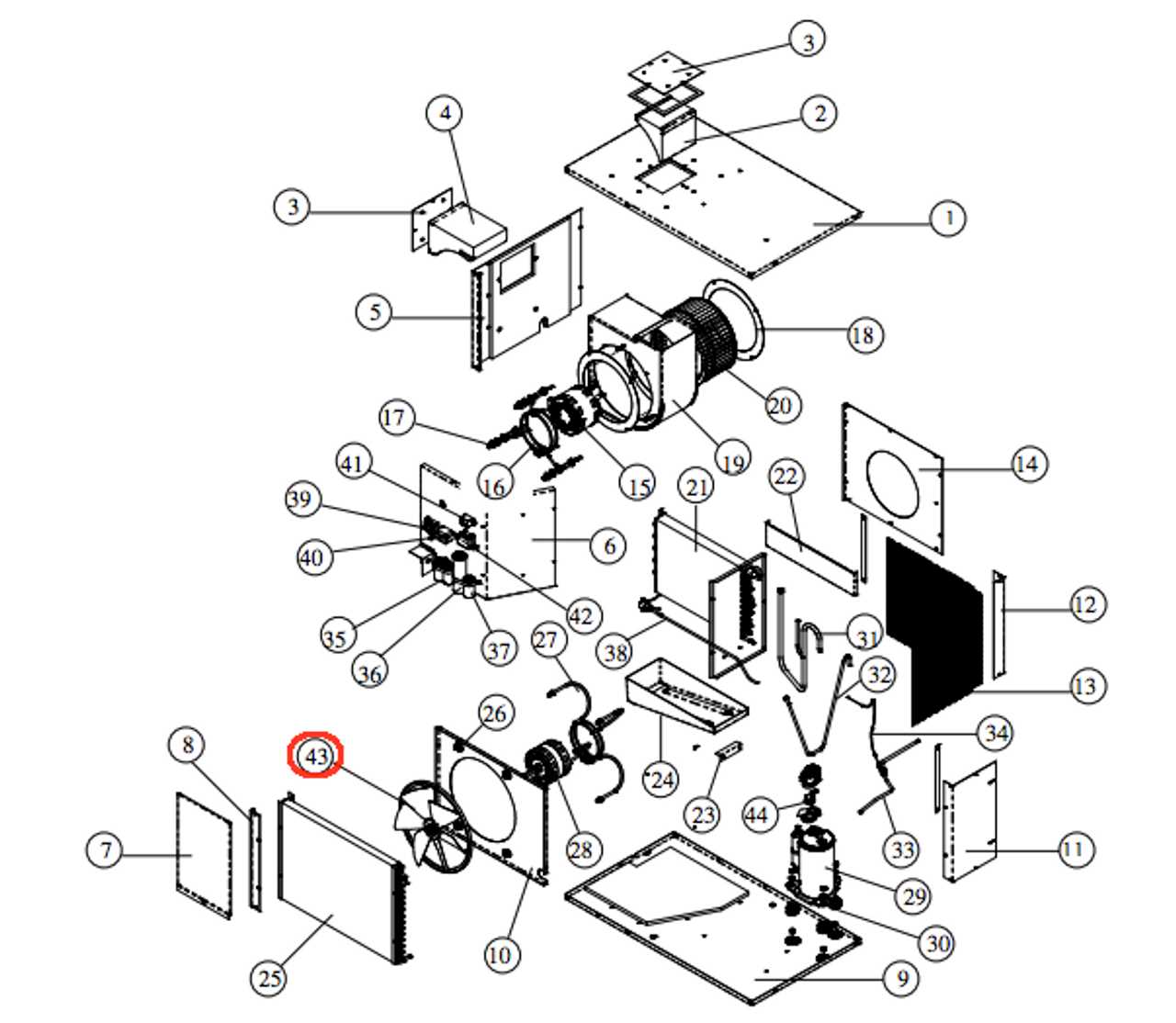 coleman rv ac parts diagram