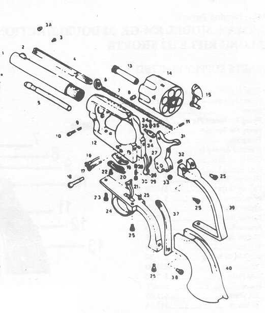 revolver parts diagram