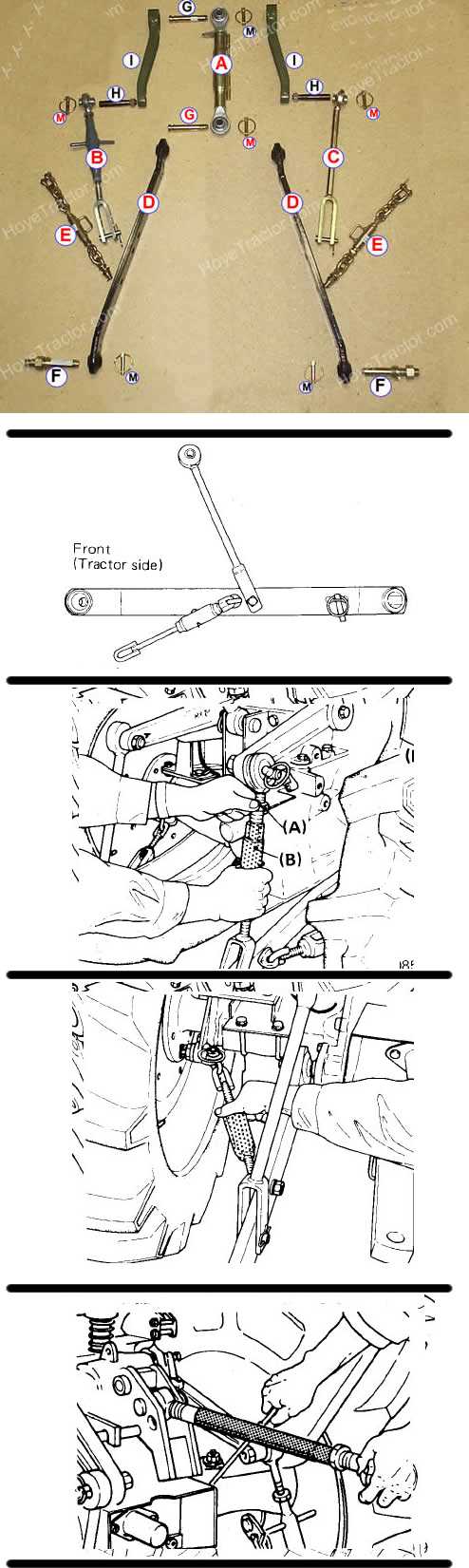 3 point hitch parts diagram