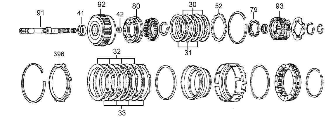 4l80e transmission parts diagram