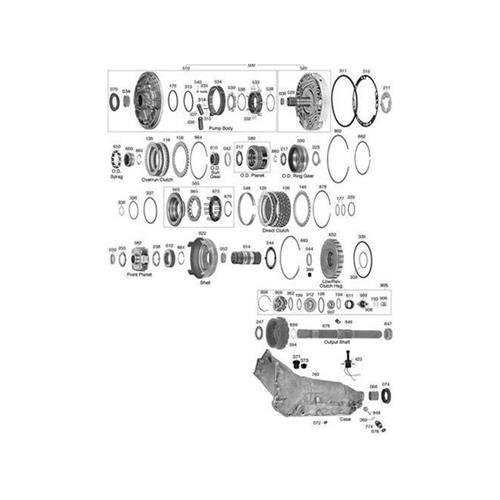 4l60e transmission parts diagram