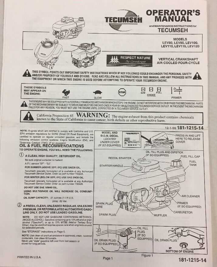 8 hp tecumseh engine parts diagram