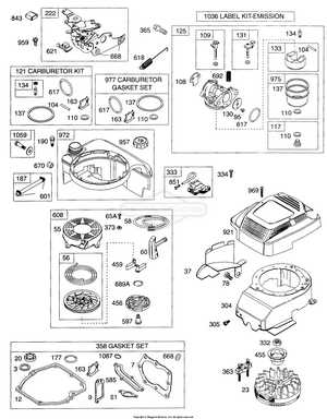 8 hp briggs and stratton engine parts diagram