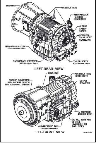 allison transmission parts diagram