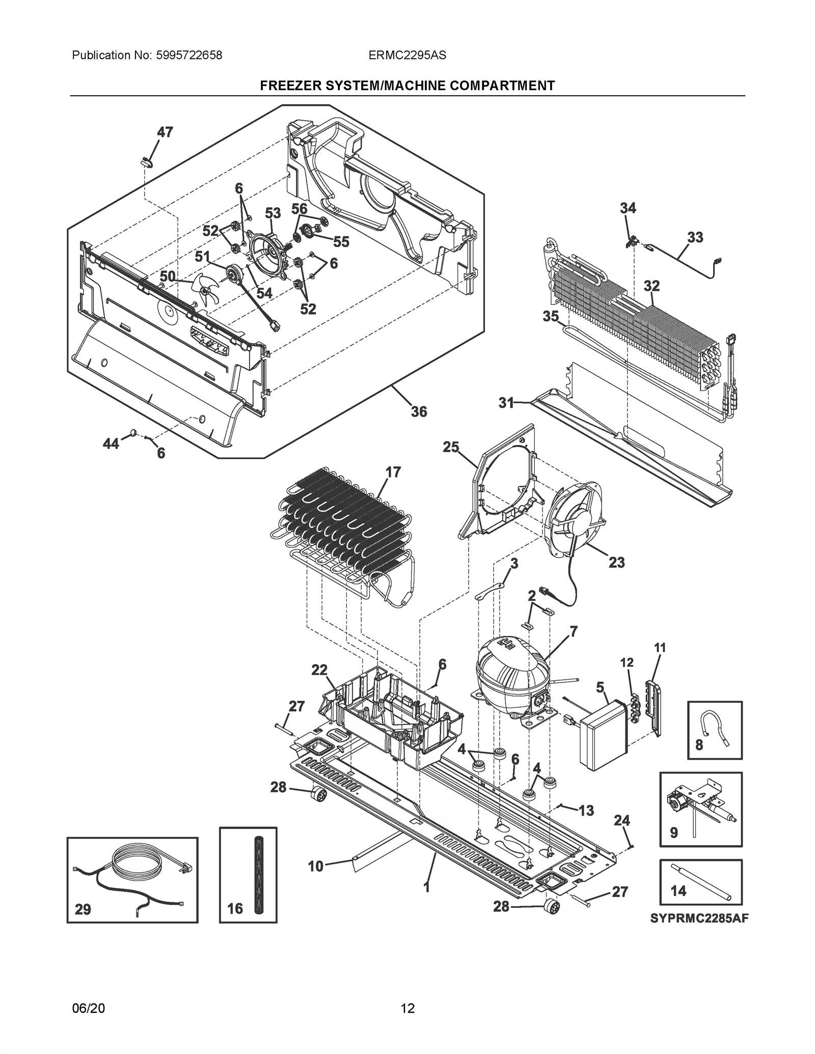 amana refrigerator parts diagram