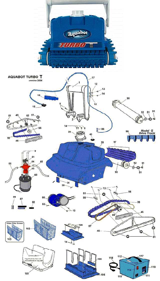 aquabot parts diagram