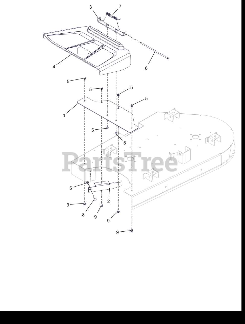 ariens 42 mower deck parts diagram