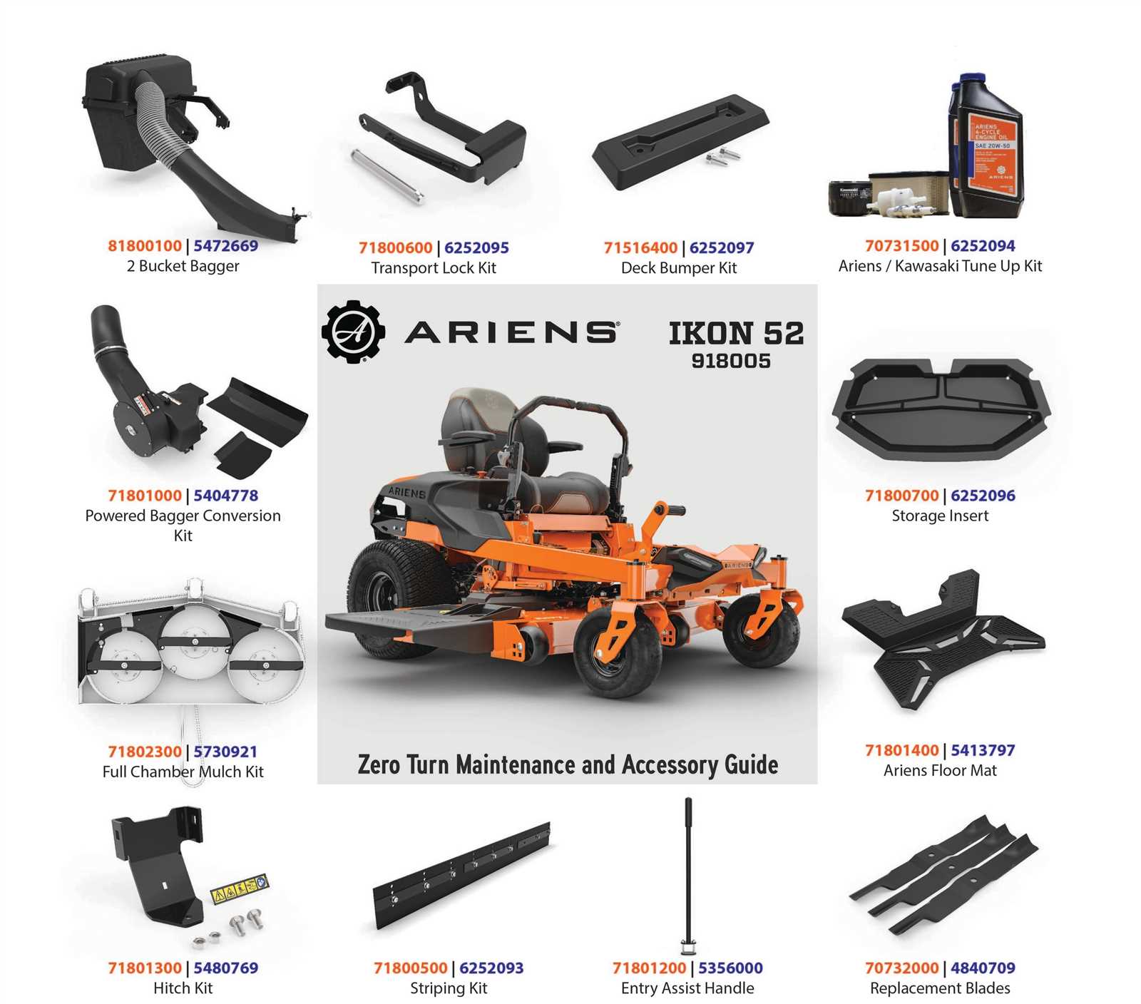 ariens ikon xd 52 parts diagram