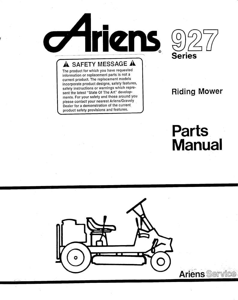 ariens mower parts diagrams