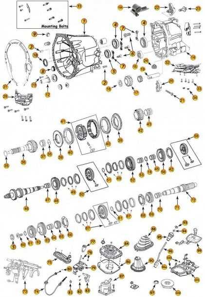 auto transmission parts diagram