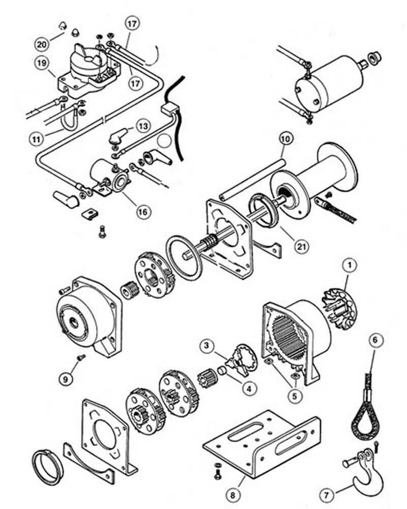 badland winch parts diagram