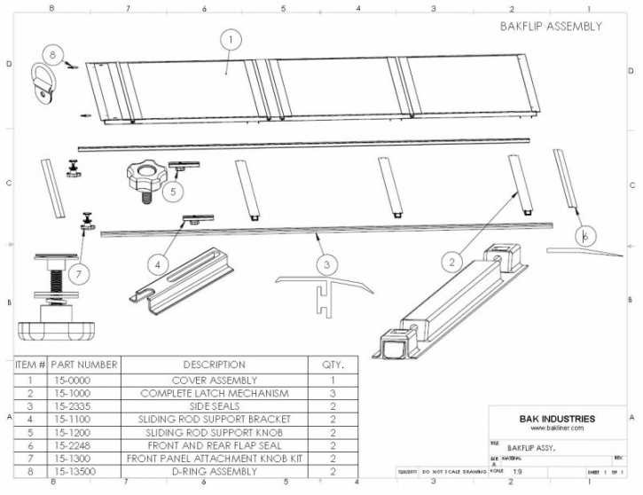 bakflip mx4 parts diagram