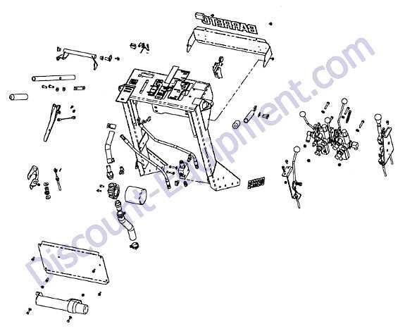 barreto trencher parts diagram