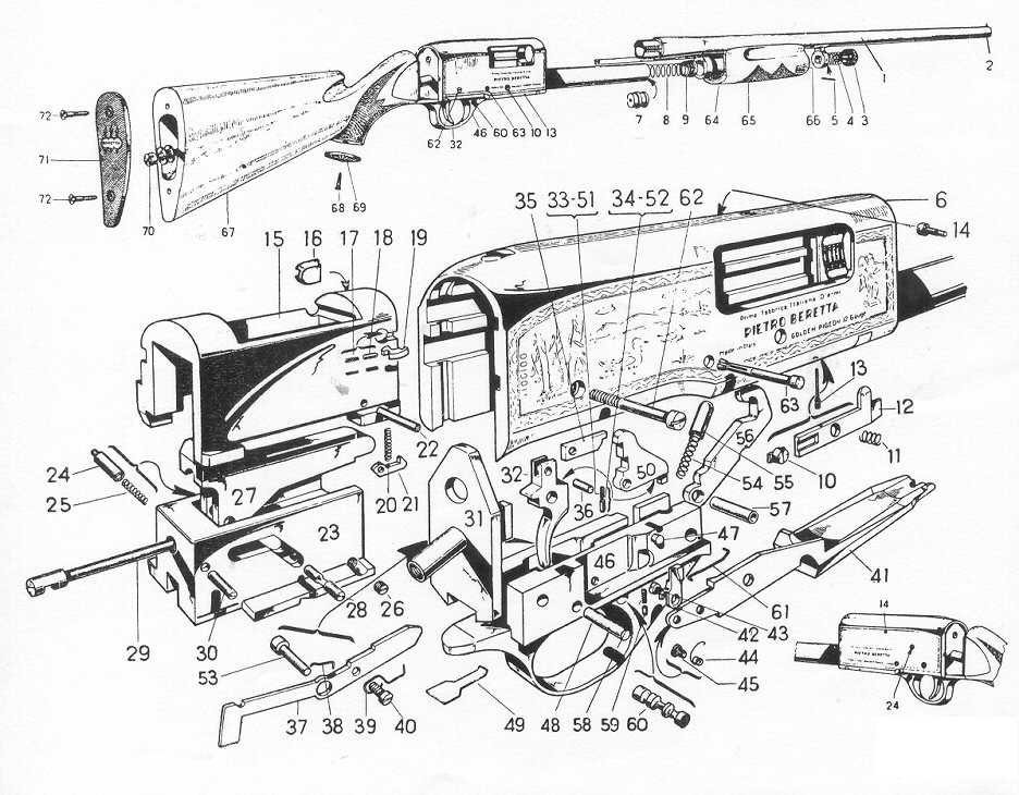 beretta 391 parts diagram