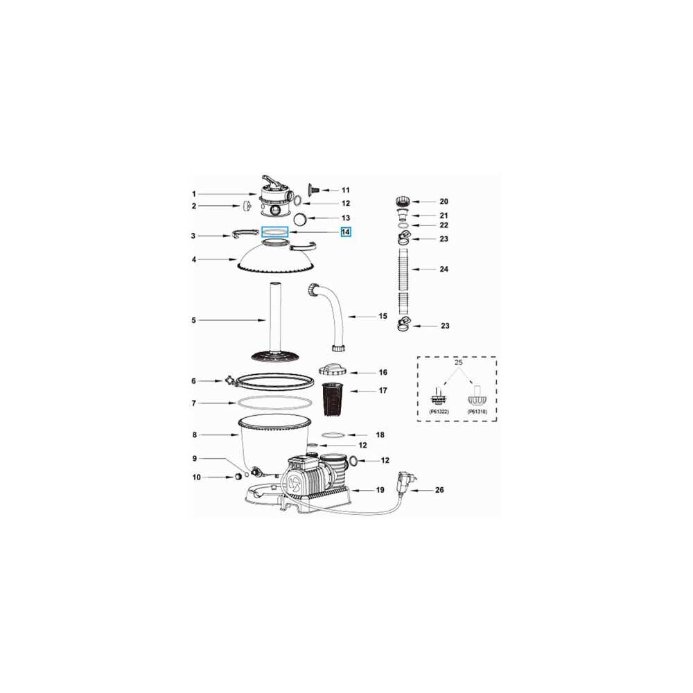 bestway pool pump parts diagram