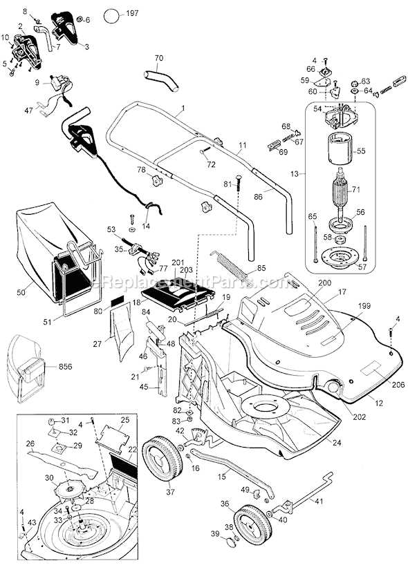 black and decker grass hog parts diagram