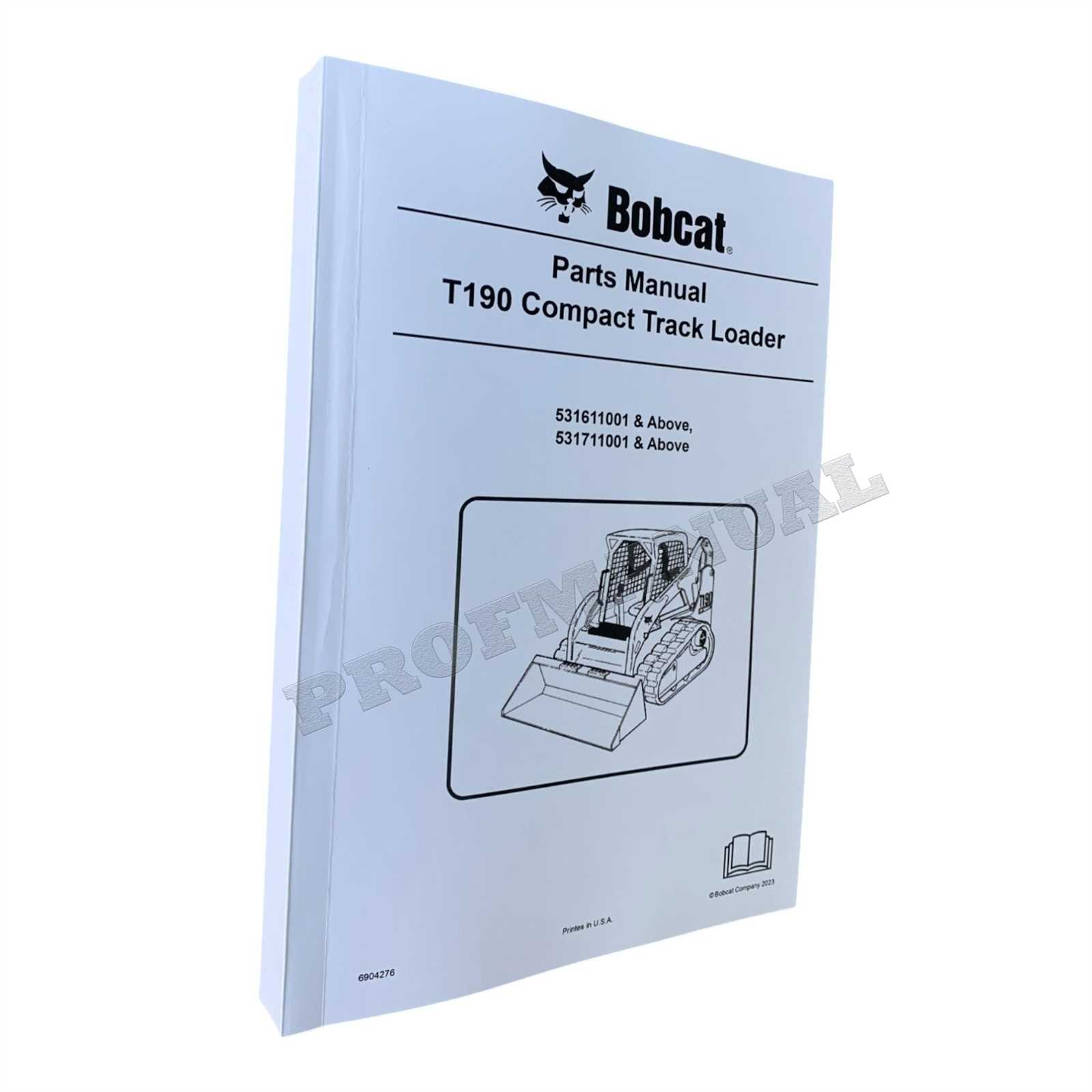 bobcat t190 parts diagram