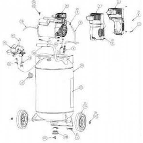 bostitch air compressor parts diagram