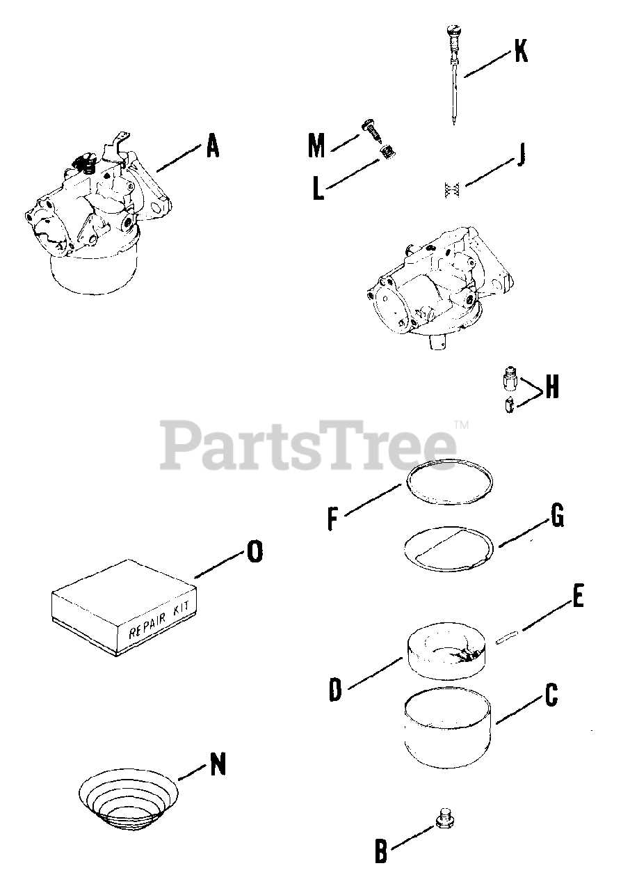 briggs and stratton plastic carburetor parts diagram