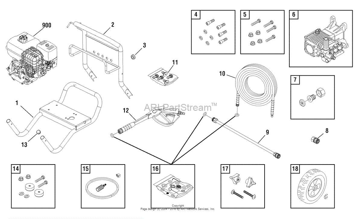 brute pressure washer parts diagram