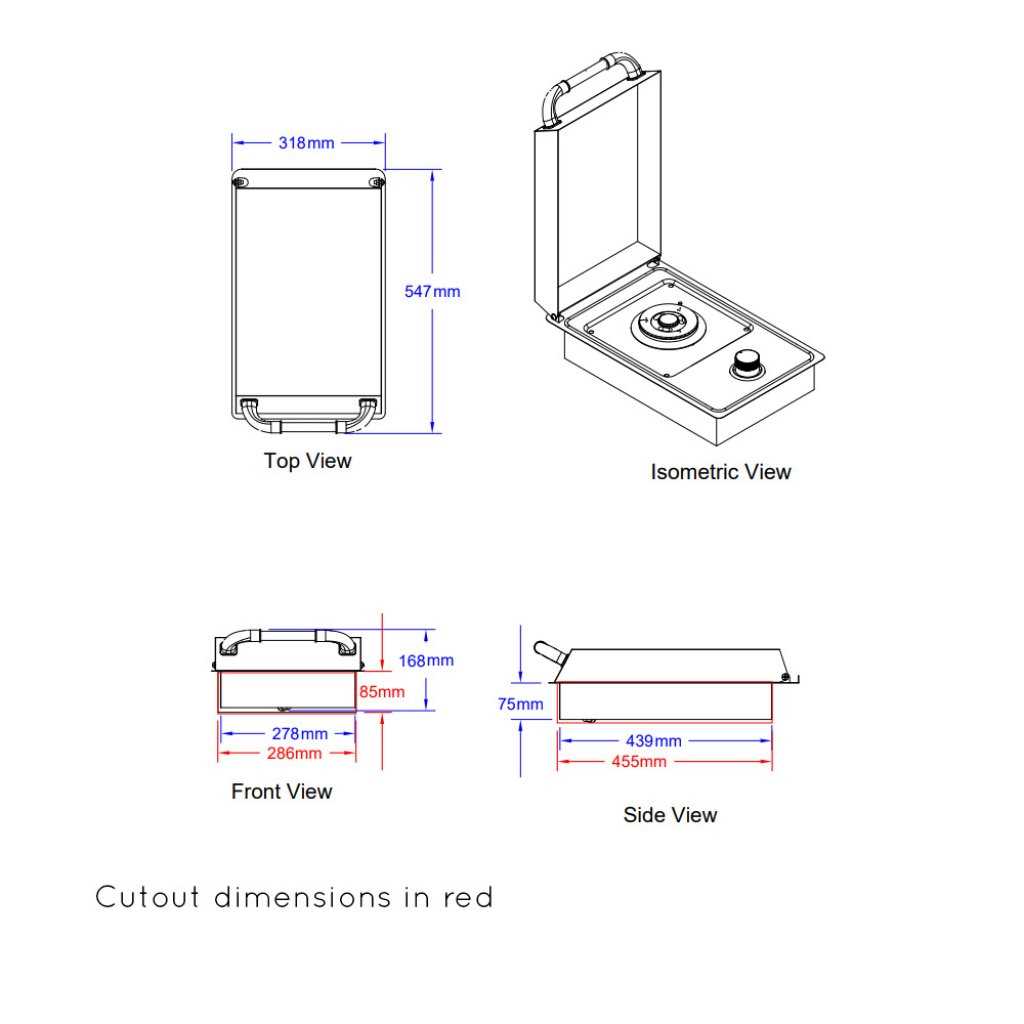 bull grill parts diagram