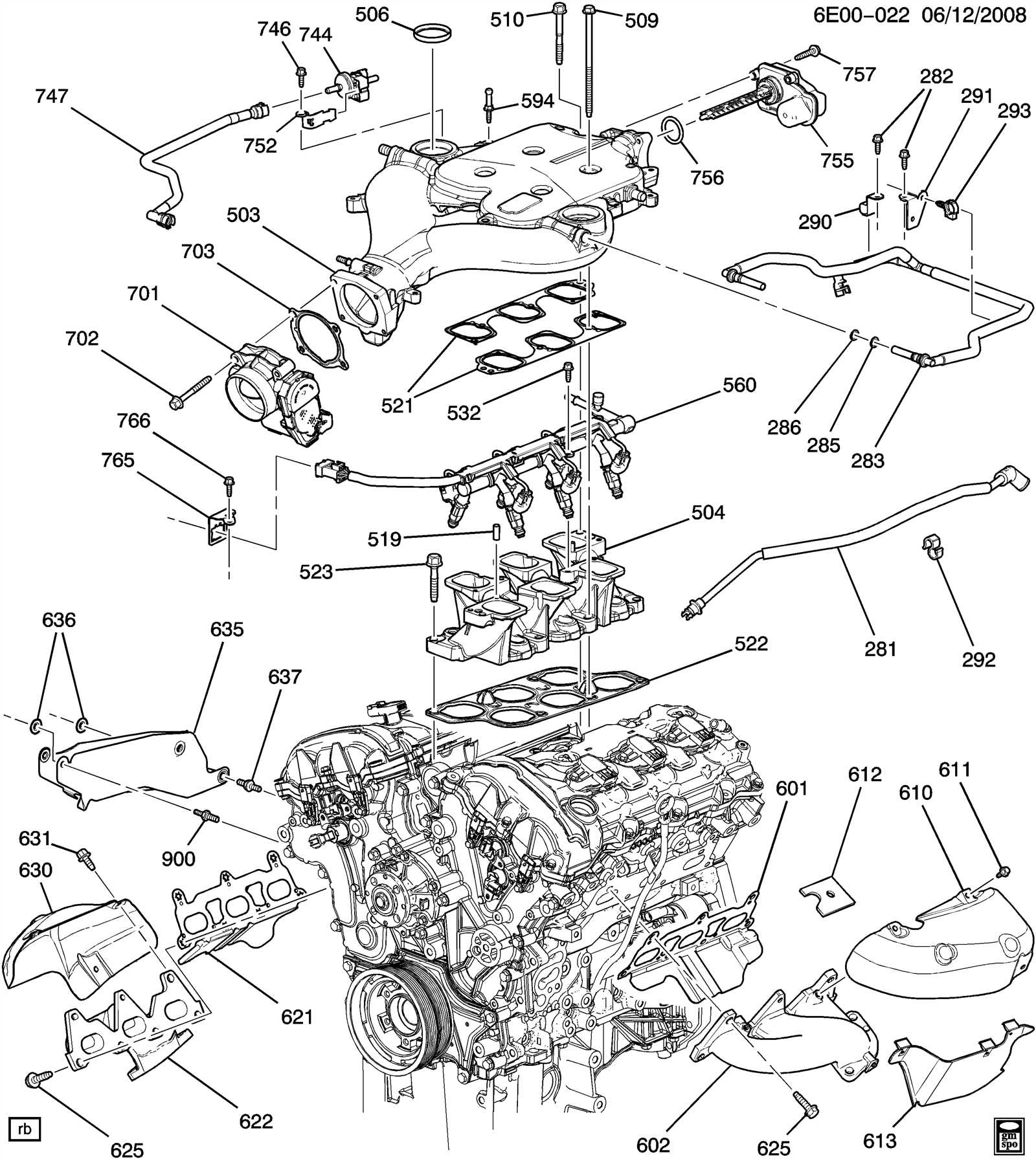 cadillac srx parts diagram