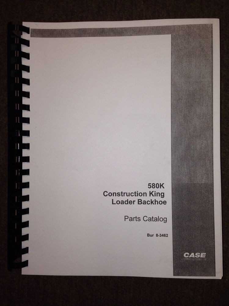 case 580k backhoe parts diagram