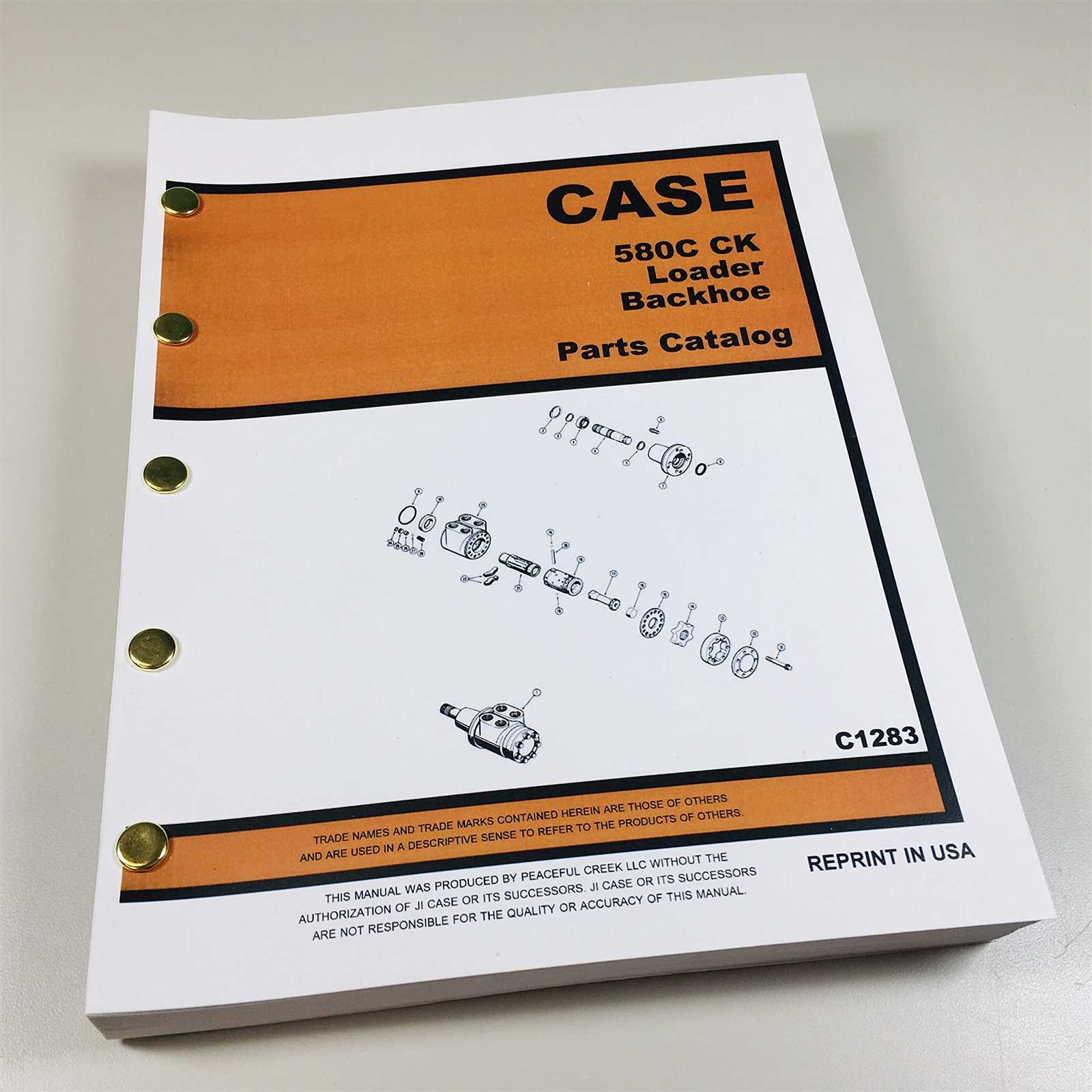 case backhoe parts diagram