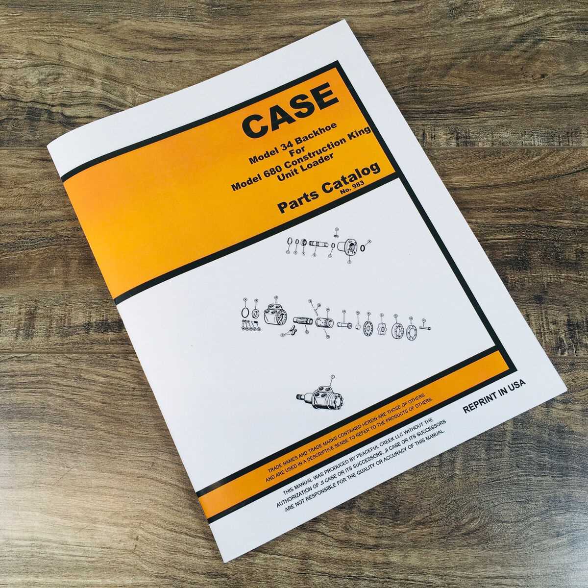 case backhoe parts diagram