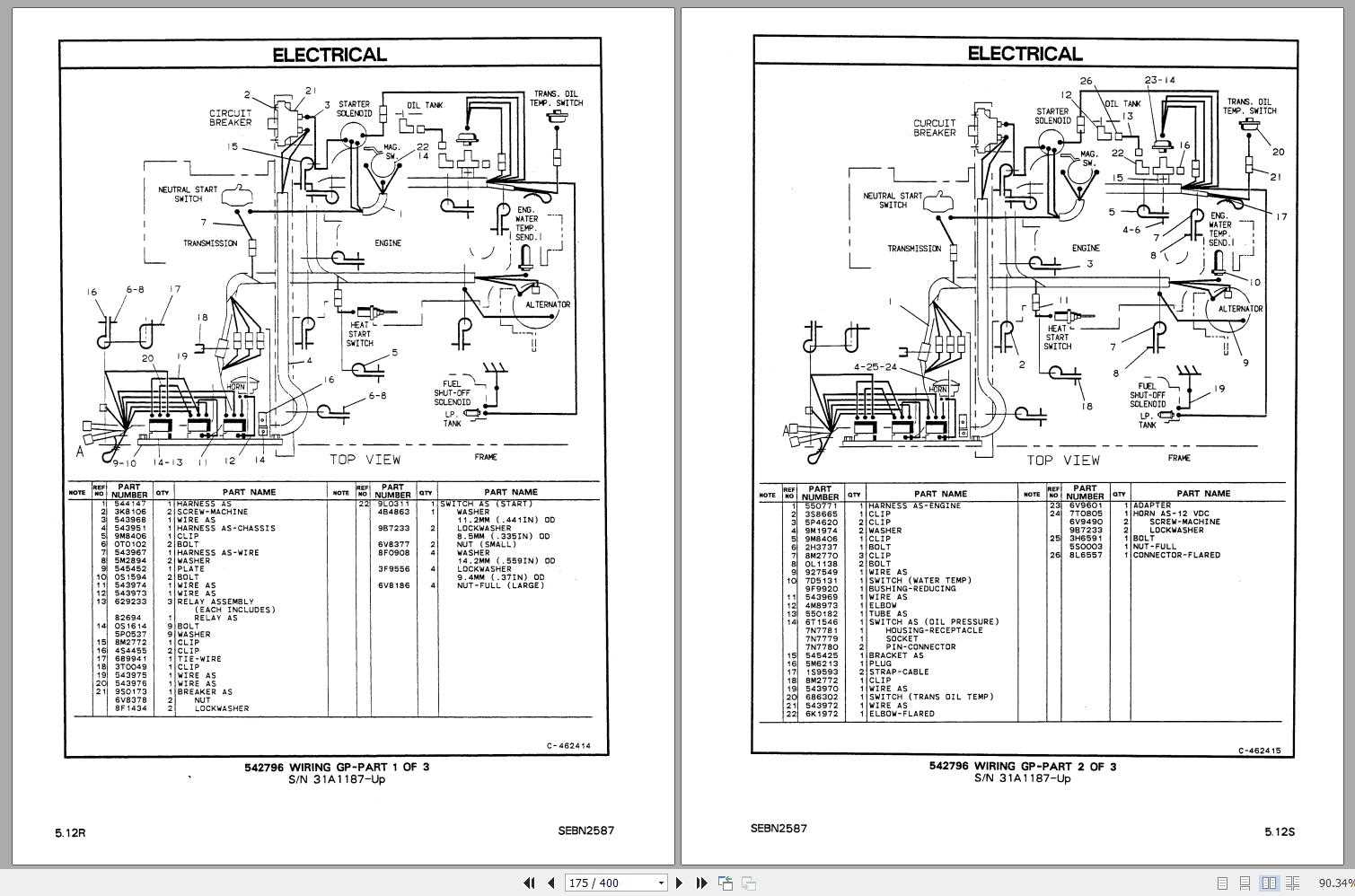 cat forklift parts diagram