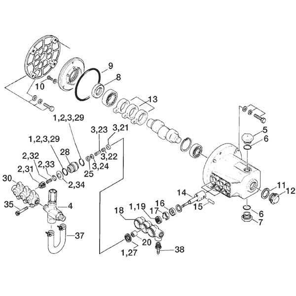 cat pumps parts diagrams