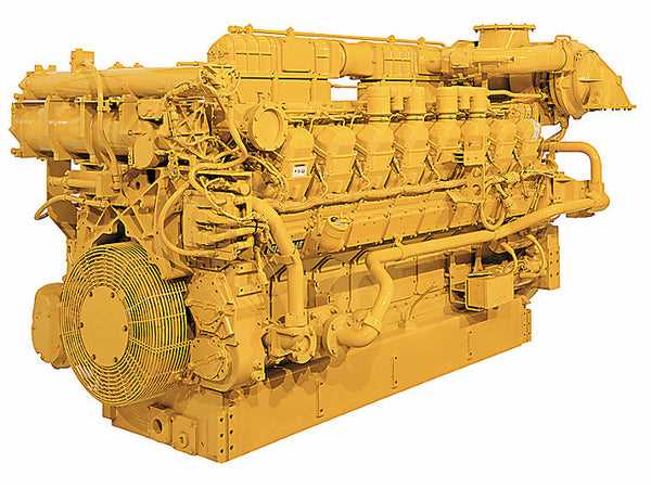 caterpillar engine parts diagram