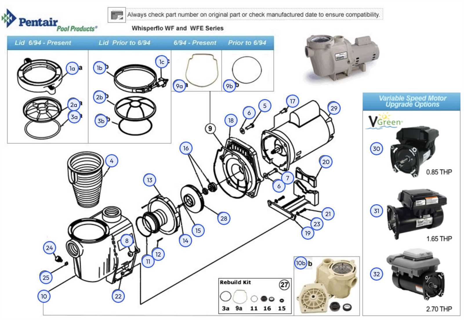 century pool pump parts diagram