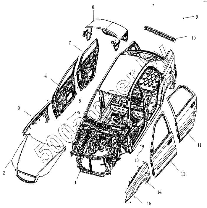 chevy equinox body parts diagram