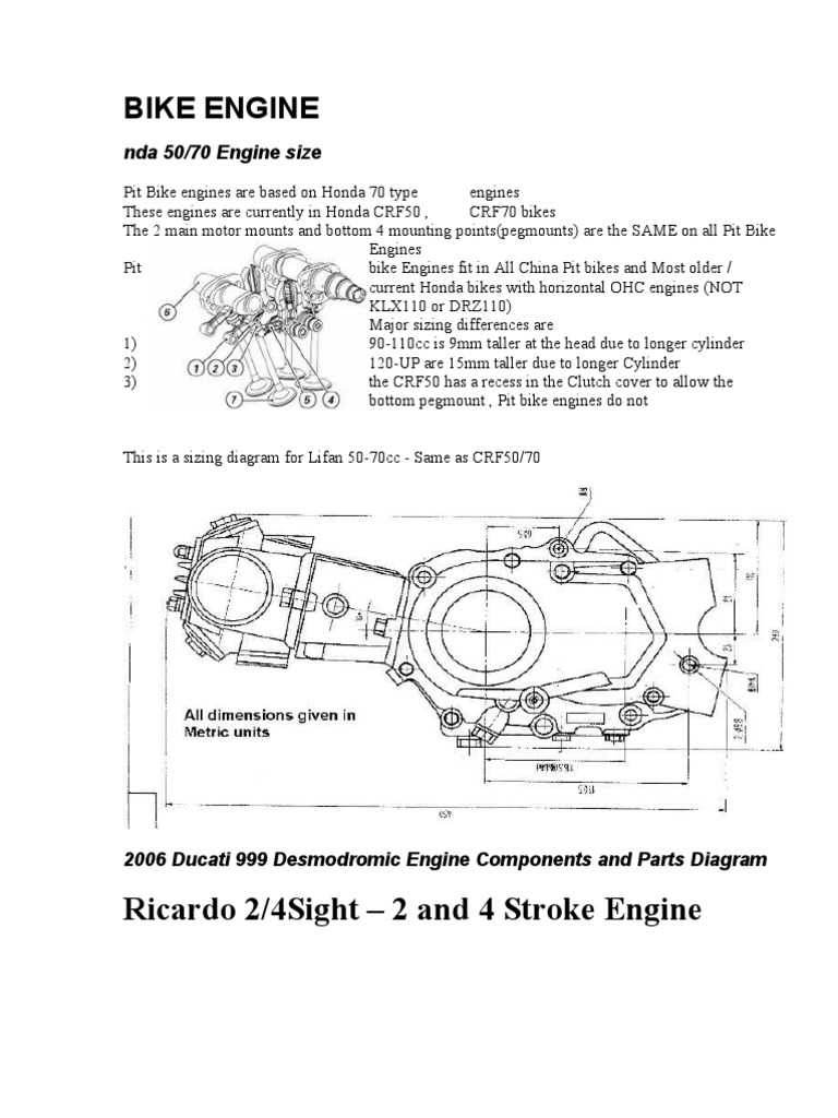 chinese 110cc engine parts diagram