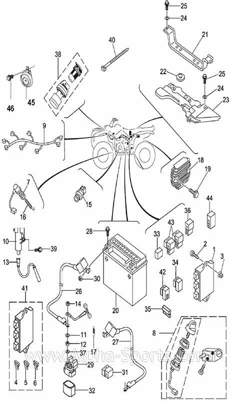 coleman at125 ut parts diagram