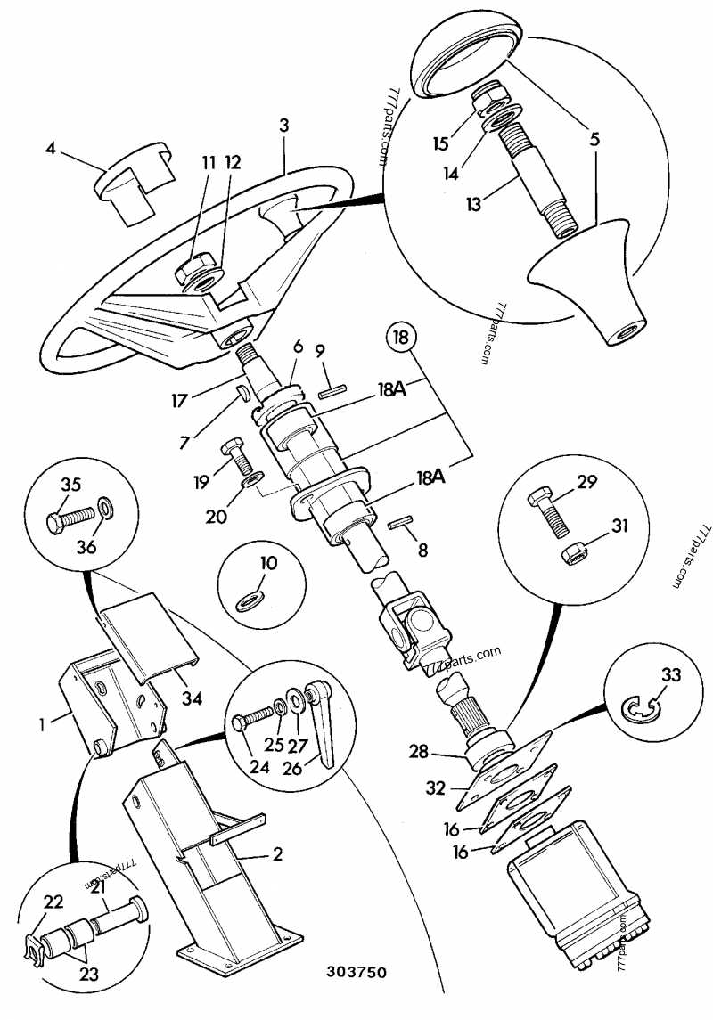 column parts diagram