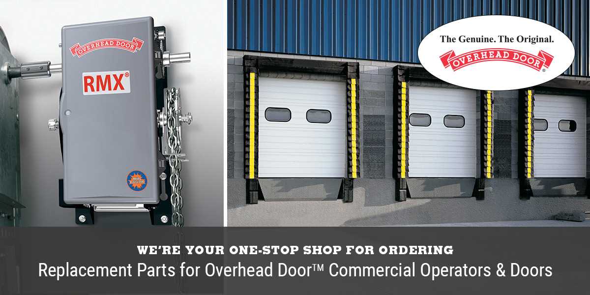 commercial overhead door parts diagram