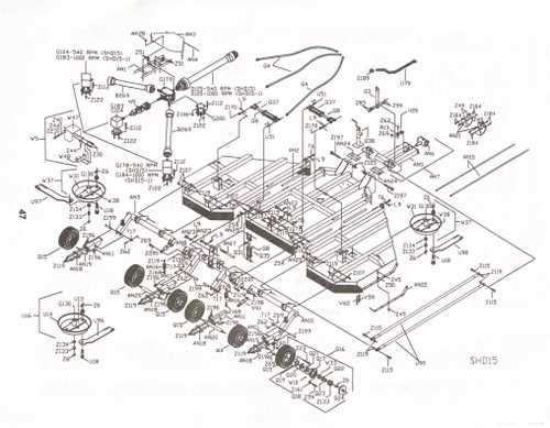 county line finish mower parts diagram