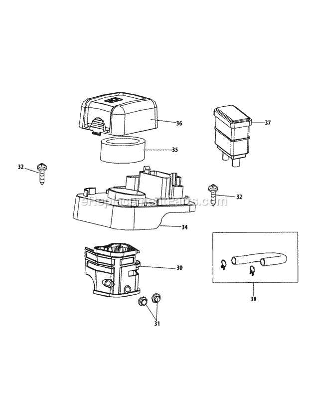 county line log splitter parts diagram