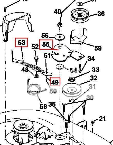 craftsman 30 inch riding mower parts diagram