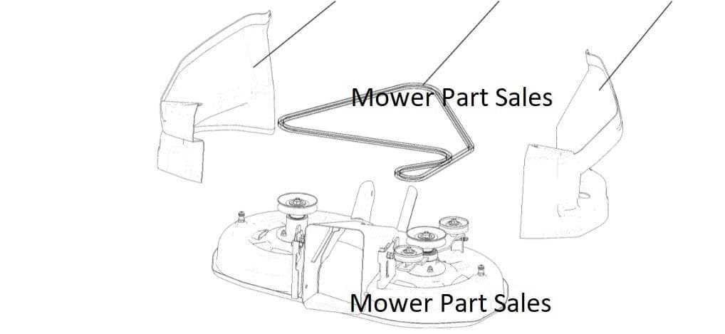 craftsman 50 inch mower deck parts diagram