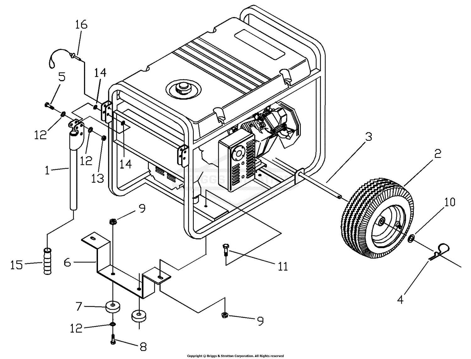 craftsman dgs 6500 parts diagram