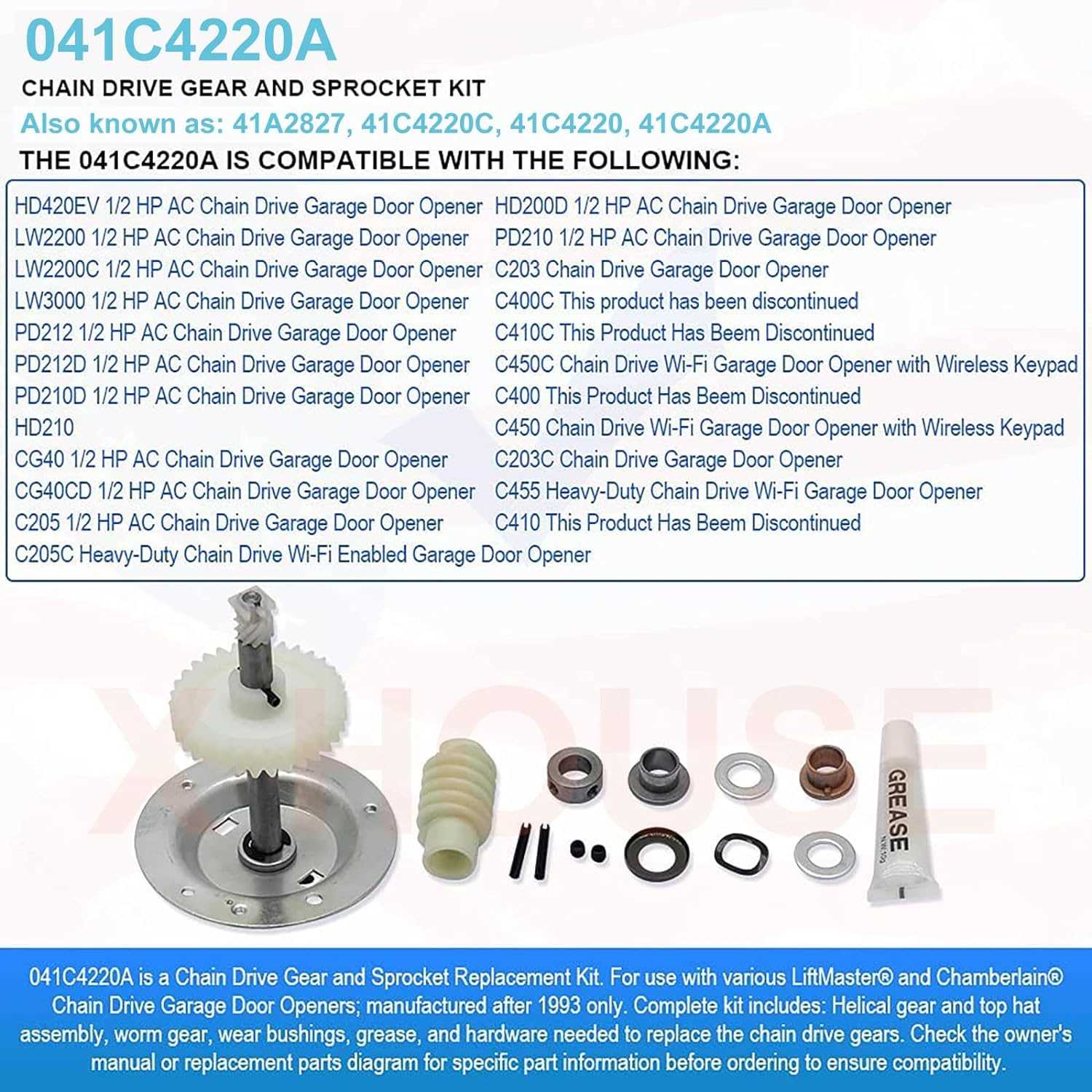 craftsman garage door opener parts diagram