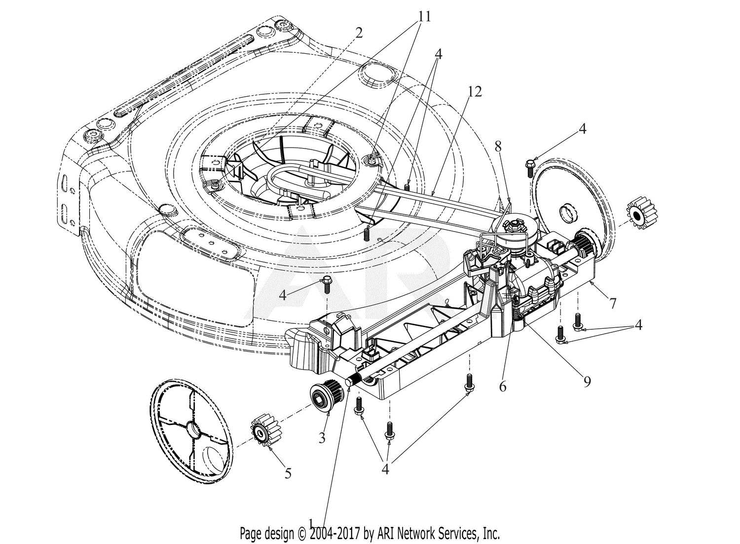 craftsman m250 parts diagram